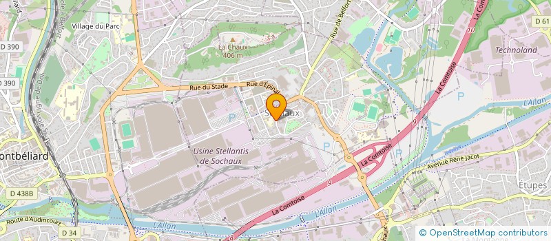 localisation de l'entreprise ASSOCIATION MUSULMANE DE SOCHAUX à SOCHAUX