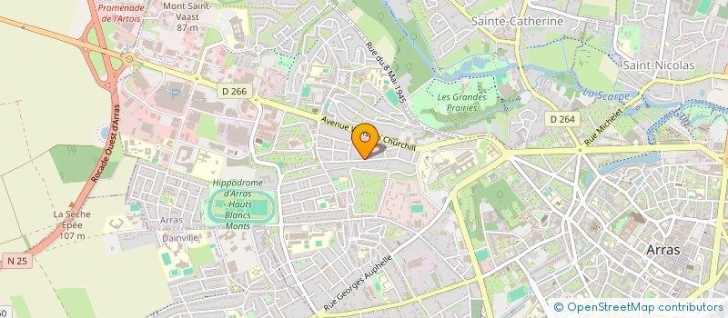 localisation de l'entreprise ASSOCIATION MUSULMANS D'ARRAS à ARRAS