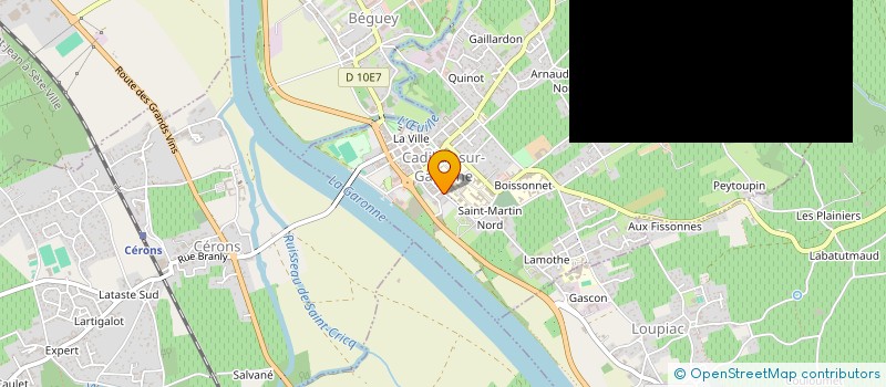 localisation de l'entreprise ASSOCIATION MUSULMANS DE CADILLAC  CADILLAC-SUR-GARONNE