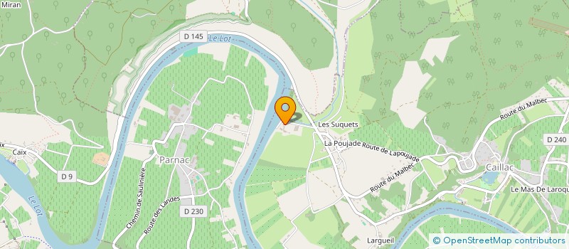 localisation de l'entreprise ASSOCIATION MUTUALISTE AGRICOLE BOISSOR  LUZECH