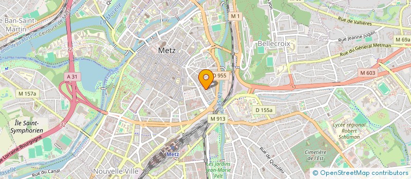 localisation de l'entreprise ASSOCIATION MUTUELLE LOGEMENT à METZ