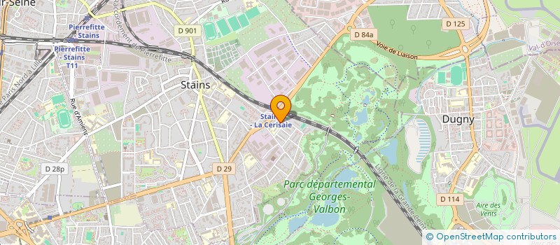 localisation de l'entreprise ASSOCIATION MUTUELLE STAINS à STAINS