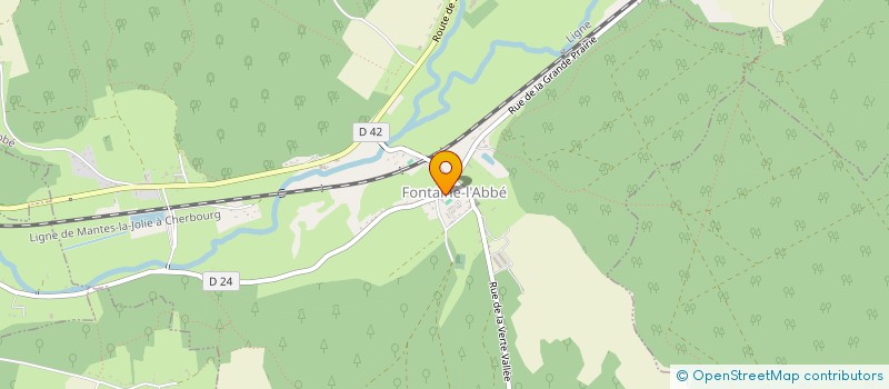 localisation de l'entreprise ASSOCIATION MUZAIKA  FONTAINE-L'ABBE