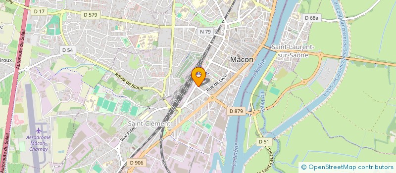 localisation de l'entreprise ASSOCIATION MUZIKKA à MACON