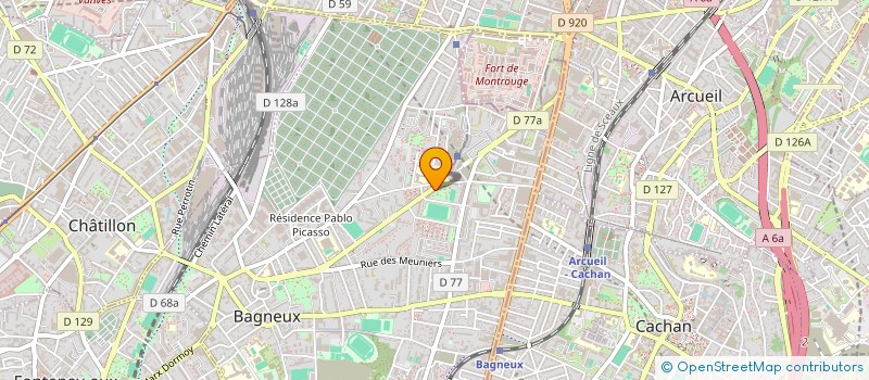 localisation de l'entreprise ASSOCIATION MVD DISTRIBUTION à BAGNEUX