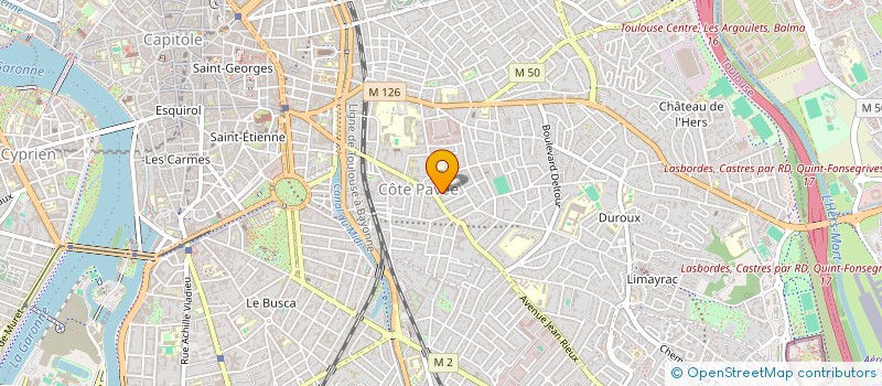 localisation de l'entreprise ASSOCIATION MYRINA  TOULOUSE