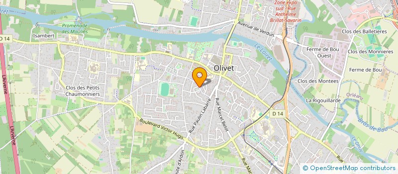 localisation de l'entreprise ASSOCIATION N-VOX à OLIVET