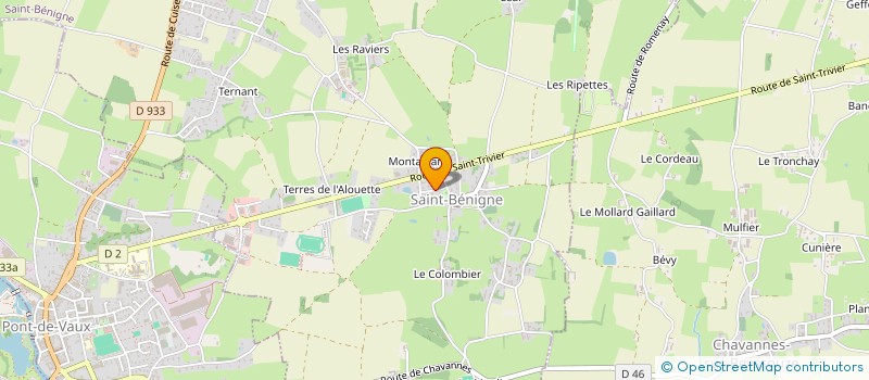 localisation de l'entreprise ASSOCIATION NAHTESCRAP à SAINT-BENIGNE