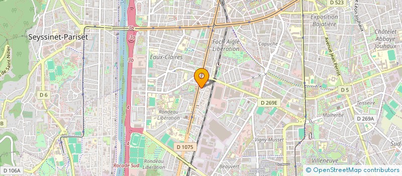 localisation de l'entreprise ASSOCIATION NAITRE BIEN à GRENOBLE