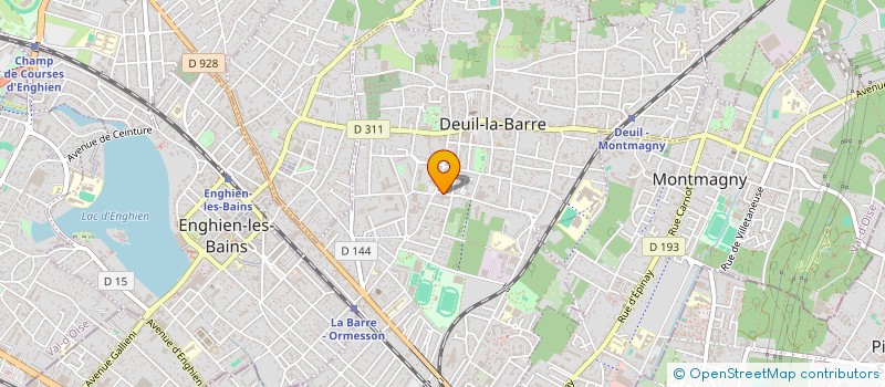 localisation de l'entreprise ASSOCIATION NAM PHUONG  DEUIL-LA-BARRE