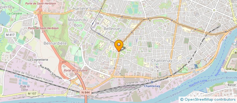 localisation de l'entreprise ASSOCIATION NANTAISE DE FUTSAL à NANTES