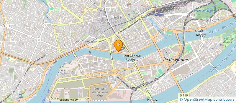 localisation de l'entreprise ASSOCIATION NANTAISE POUR L'ENSEIGNEMENT ET LA RECHERCHE EN MEDECINE D'URGENCE à NANTES