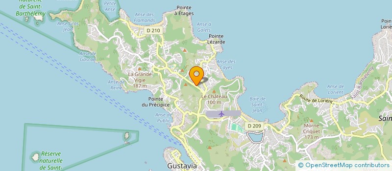 localisation de l'entreprise ASSOCIATION NAOS  SAINT-BARTHELEMY