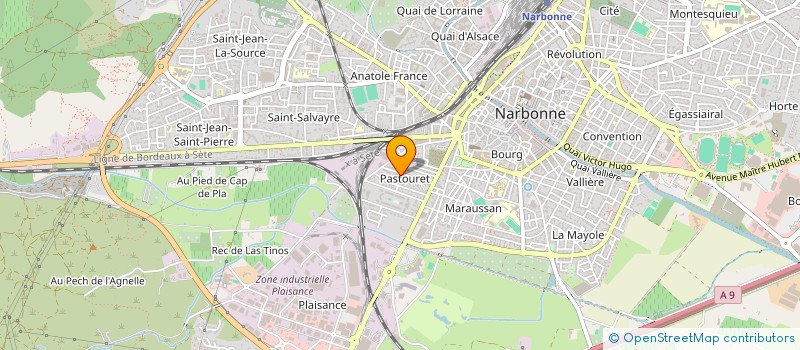 localisation de l'entreprise ASSOCIATION NARBONNE PREVENTION  NARBONNE