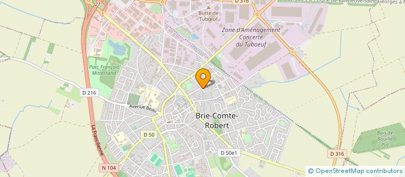 localisation de l'entreprise ASSOCIATION NARNIA  BRIE-COMTE-ROBERT