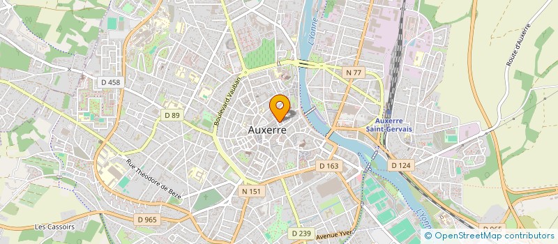 localisation de l'entreprise ASSOCIATION NATATION ET MATERNITE AUXERRE REGION à AUXERRE