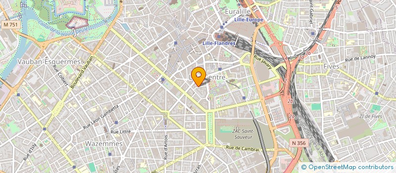 localisation de l'entreprise ASSOCIATION NATIONALE DE FOOT EN SALLE DES ASSUREURS ET DES BANQUIERS (A.N.F.S.A.B) à LILLE