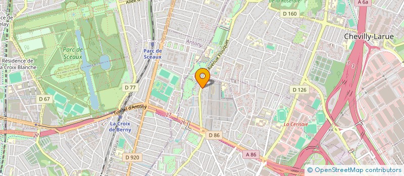 localisation de l'entreprise ASSOCIATION NATIONALE DE FORMATION ET D'INSERTION SOCIALE  FRESNES