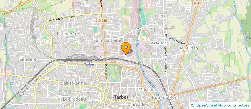 localisation de l'entreprise ASSOCIATION NATIONALE DE LA DIRECTION DES SYSTEMES D'INFORMATION DES MISSIONS LOCALES  TARBES