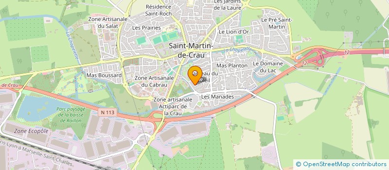 localisation de l'entreprise ASSOCIATION NATIONALE DES AFICIONADOS à SAINT-MARTIN-DE-CRAU
