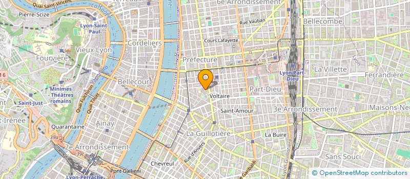 localisation de l'entreprise ASSOCIATION NATIONALE DES ANCIENS COMBATTANTS ET VICTIMES DE GUERRE DE L'EQUIPEMENT  LYON