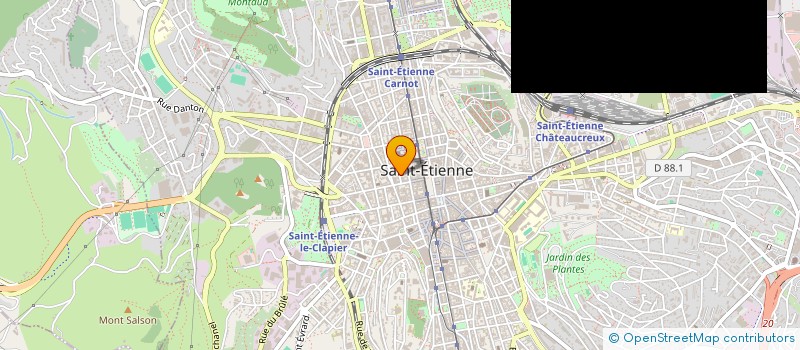 localisation de l'entreprise ASSOCIATION NATIONALE DES CADRES TERRITORIAUX DE LA SECURITE  SAINT-ETIENNE