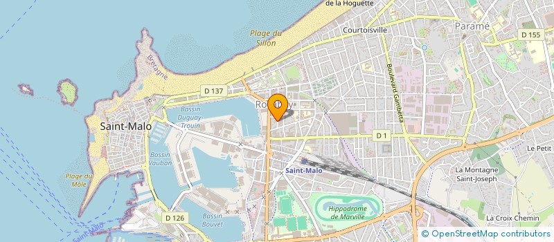 localisation de l'entreprise ASSOCIATION NATIONALE DES CONSEILLERS PEDAGOGIQUES DELEGATION D'ILLE ET VILAINE - ANCP 35  SAINT-MALO