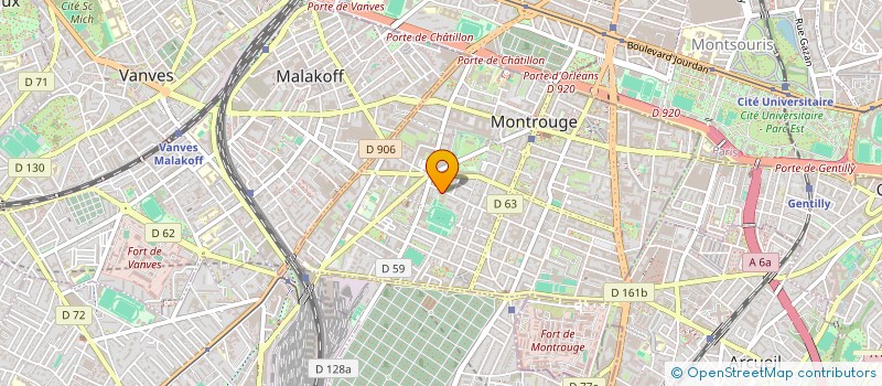 localisation de l'entreprise ASSOCIATION NATIONALE DES ETUDIANT.E.S EN INFORMATION ET COMMUNICATION à MONTROUGE
