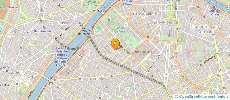 localisation de l'entreprise ASSOCIATION NATIONALE DES FEMMES DE MILITAIRES  PARIS