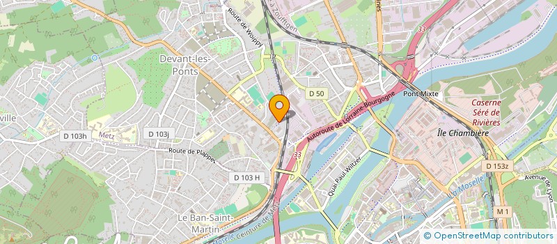 localisation de l'entreprise ASSOCIATION NATIONALE DES INGENIEURS DE L'ECOLE NATIONALE D'INGENIEURS DE METZ à METZ