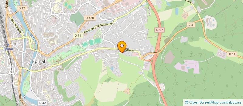 localisation de l'entreprise ASSOCIATION NATIONALE DES MAISONS D ENFANTS A CARACTERE SOCIAL  EPINAL