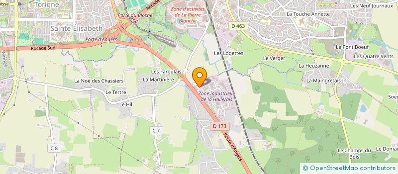 localisation de l'entreprise ASSOCIATION NATIONALE DES P'TITS DOUDOUS à VERN-SUR-SEICHE