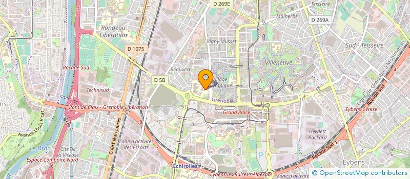 localisation de l'entreprise ASSOCIATION NATIONALE DES PROFESSEURS DE CUISINE ET RESTAURANT DES CFA - (CENTRE DE FORMATION D'APPRENTIS) (A.N.P.C.R.)  GRENOBLE