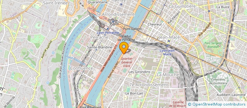 localisation de l'entreprise ASSOCIATION NATIONALE DES SOUS-OFFICIERS DE RESERVE DE L'ARMEE DE L'AIR RHONE-LOIRE/DROME-ARDECHE ET METROPOLE DE LYON  LYON