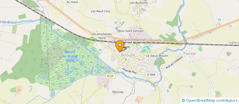 localisation de l'entreprise ASSOCIATION NATIONALE DES TITULAIRES DU TITRE DE RECONNAISSANCE DE LA NATION à BRIOUZE