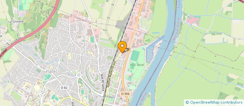 localisation de l'entreprise ASSOCIATION NATIONALE LES LYCEENS EN COEUR à MACON