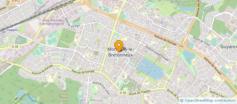 localisation de l'entreprise ASSOCIATION NATIONALE MEDIAS HANDICAPS à MONTIGNY-LE-BRETONNEUX