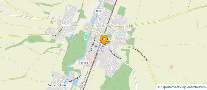 localisation de l'entreprise ASSOCIATION NATIONALE POUR LES ENFANTS INTELLECTUELLEMENT PRECOCES SOMME  AILLY-SUR-NOYE