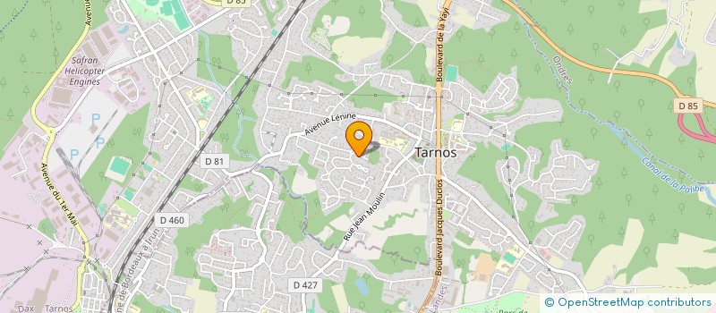 localisation de l'entreprise ASSOCIATION NATIONALE POUR LES ETUDIANTS DANSEURS ET MUSICIENS  TARNOS