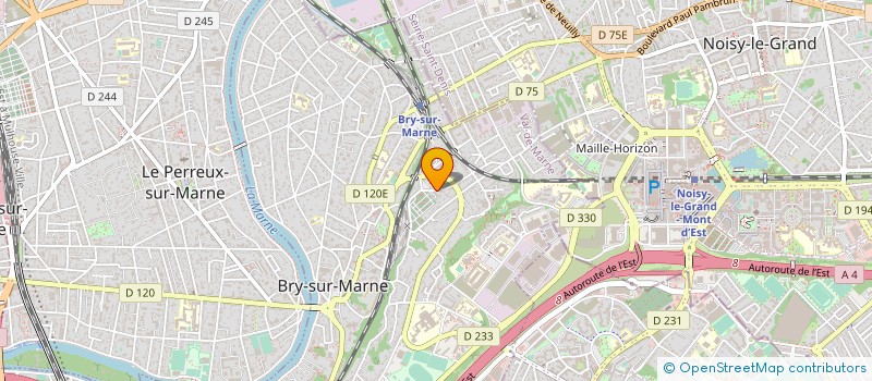 localisation de l'entreprise ASSOCIATION NATIONALE T.A.S.S .  BRY-SUR-MARNE