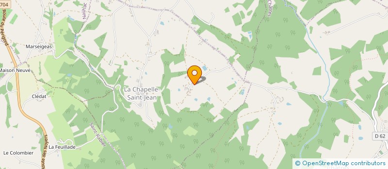 localisation de l'entreprise ASSOCIATION NATTY DREAD  HAUTEFORT