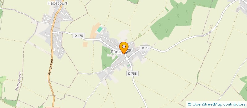 localisation de l'entreprise ASSOCIATION NATURE D'ENFANTS ET D'ANIMAUX  RUMIGNY