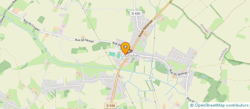 localisation de l'entreprise ASSOCIATION NATURE ENVIRONNEMENT COUTICHOISE  COUTICHES