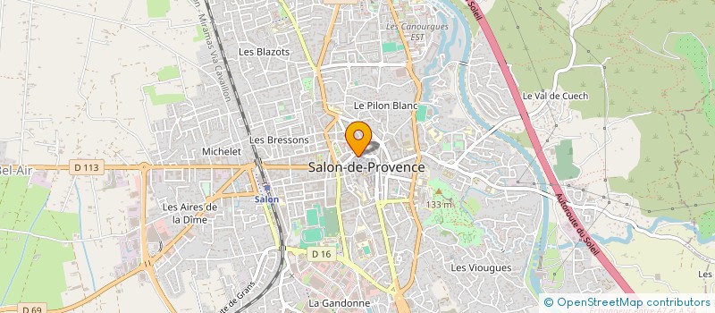 localisation de l'entreprise ASSOCIATION NATURE ET SPORTS  SALON-DE-PROVENCE