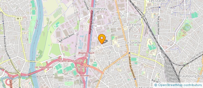 localisation de l'entreprise ASSOCIATION NATURE PASSION  TOULOUSE