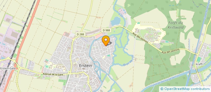 localisation de l'entreprise ASSOCIATION NATURE RIED ERSTEIN  ERSTEIN