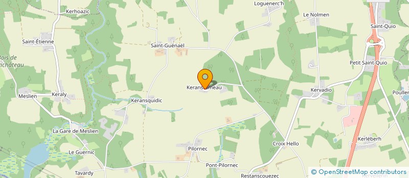 localisation de l'entreprise ASSOCIATION NATURISTE MORBIHANNAISE  CLEGUER