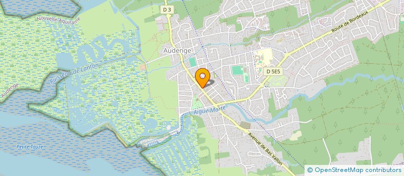 localisation de l'entreprise ASSOCIATION NAUTIQUE AUDENGEOISE  AUDENGE