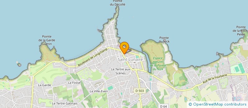 localisation de l'entreprise ASSOCIATION NAUTIQUE PORTUAIRE BRIACINE  SAINT-BRIAC-SUR-MER