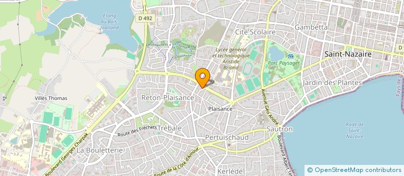 localisation de l'entreprise ASSOCIATION NAZAIRIENNE D'AQUARIOPHILIE  SAINT-NAZAIRE